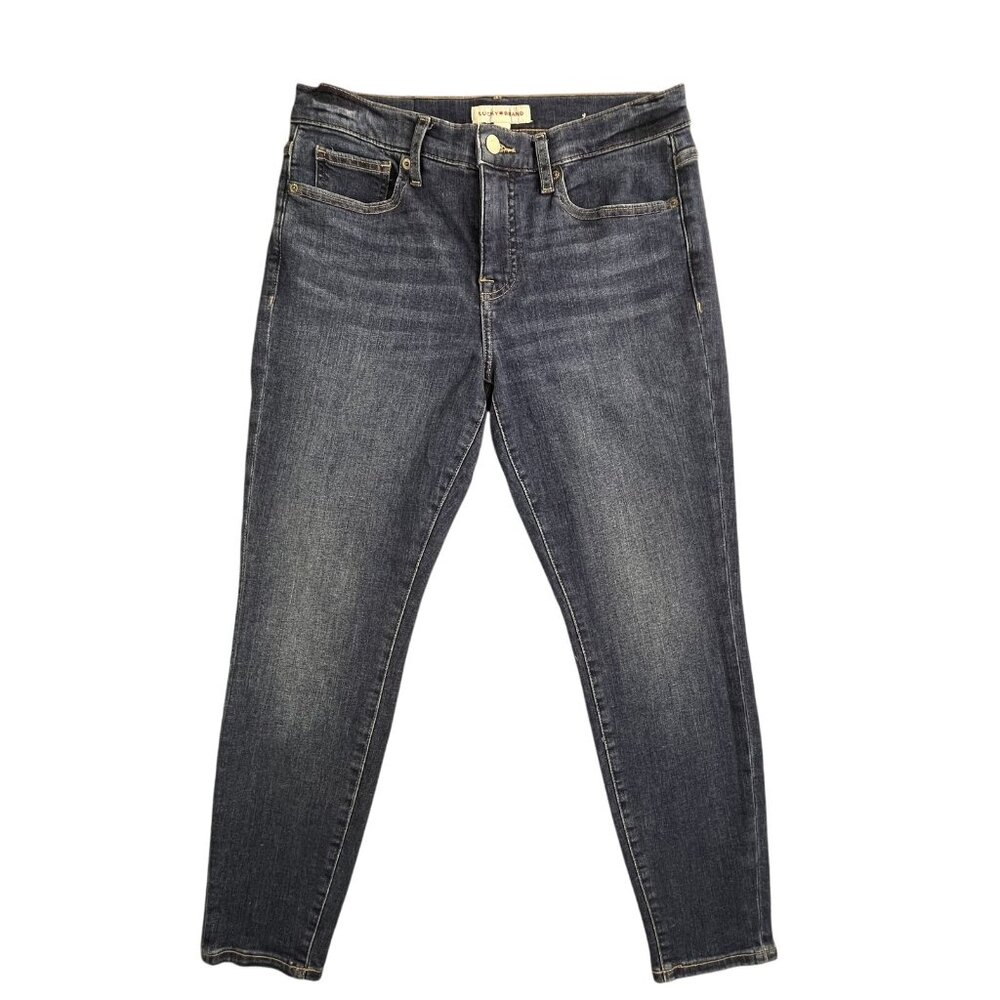 Lucky Brand Jeans Womens 8 Blue Mid Rise Skinny Stretch Denim 8/29 7WP11181